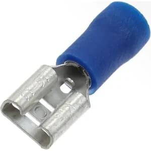 Kramp - LA9015CKR - Klemme, Flachsteckhülse, Blau, 1.5-2.5mm² 6.3x0.8mm (100x)