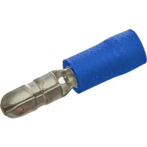 Kramp - LA9025CKR - Rundsteckverbinder Stecker, Blau, 1.5-2.5mm² (100x)