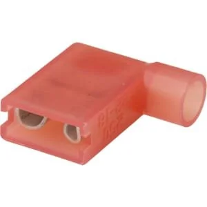 Kramp - LA9092CKR - Flachsteckerhülse, Rot, 0.5-1mm² 6.3x0.8mm (75x)