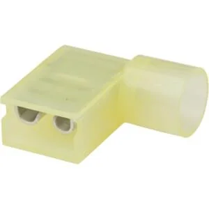 Kramp - LA9096CKR - Flachsteckerhülse, Gelb, 4-6mm² 6.3x0.8mm (50x)