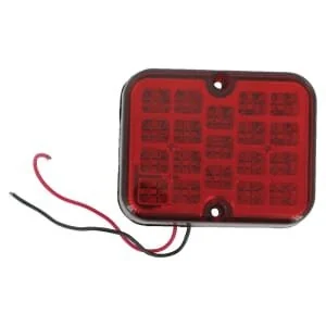 Kramp - LA91263KR - Nebelleuchte LED, Quadratisch, Rot