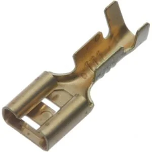 Kramp - LA9135CKR - Klemme, Flachsteckhülse, 2mm² 6.4x0.8mm (100x)