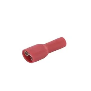 Kramp - LA9150CKR - Flachsteckerhülse, Rot, 0.5-1mm² 6.4x0.8mm (100x)