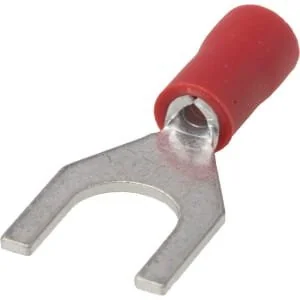 Kramp - LA9190CKR - Gabelkabelschuh, rot, 0.5-1mm² (100x)