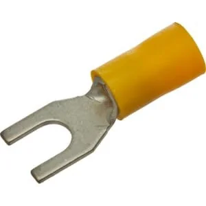 Kramp - LA9205CKR - Gabelkabelschuh, gelb, 4-6mm² (50x)
