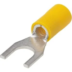 Kramp - LA9210CKR - Gabelkabelschuh, gelb, 4-6mm² (50x)