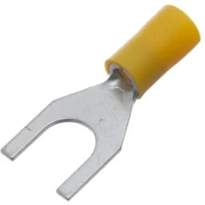 Kramp - LA9215CKR - Gabelkabelschuh, gelb, 4-6mm² (50x)