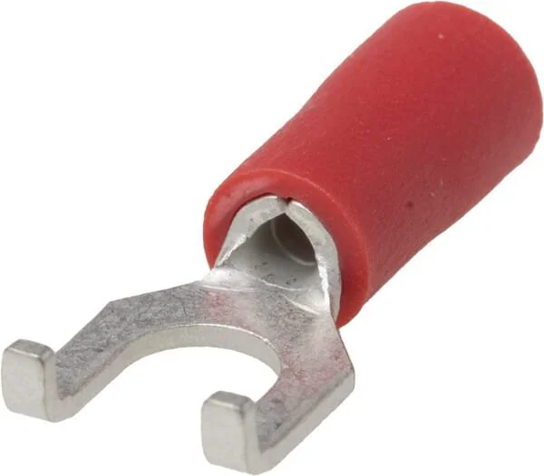 Kramp - LA9275CKR - Gabelkabelschuh, rot, 0.5-1mm² (100x)