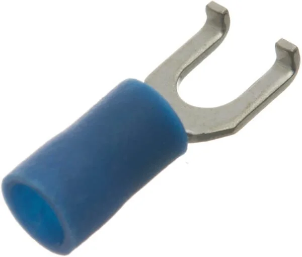Kramp - LA9280CKR - Gabelkabelschuh, blau, 1.5-2.5mm² (100x)