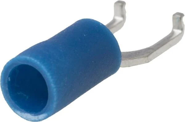 Kramp - LA9285CKR - Gabelkabelschuh, blau, 1.5-2.5mm² (100x)