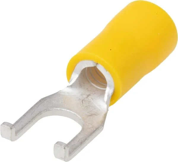Kramp - LA9290CKR - Gabelkabelschuh, gelb, 4-6mm² (50x)