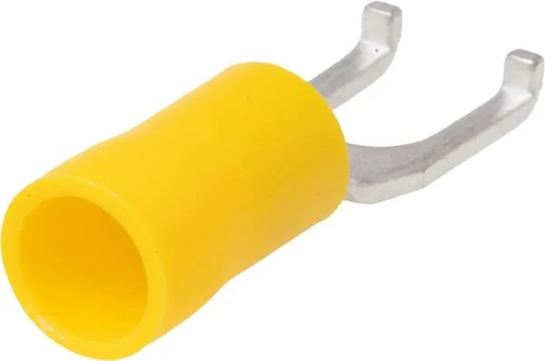 Kramp - LA9290CKR - Gabelkabelschuh, gelb, 4-6mm² (50x)