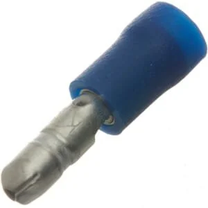 Kramp - LA9325CKR - Rundstecker Stecker, Blau, 1.5-2.5mm² 4mm (100x)