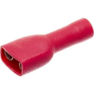 Kramp - LA9365CKR - Flachsteckerhülse, Rot, 0.5-1mm² 4.8x0.8mm (100x)