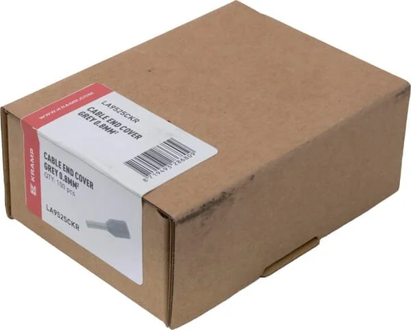 Kramp - LA9525CKR - Kabelendhülse Grau, 0.8mm² (100x)