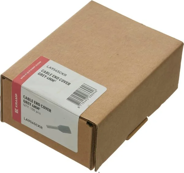 Kramp - LA9545CKR - Kabelendhülse Grau, 4mm² (100x)
