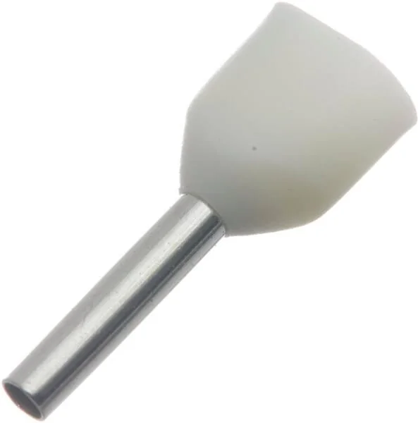 Kramp - LA9720CKR - Kabelendhülse Weiß, 0.5mm² (100x)