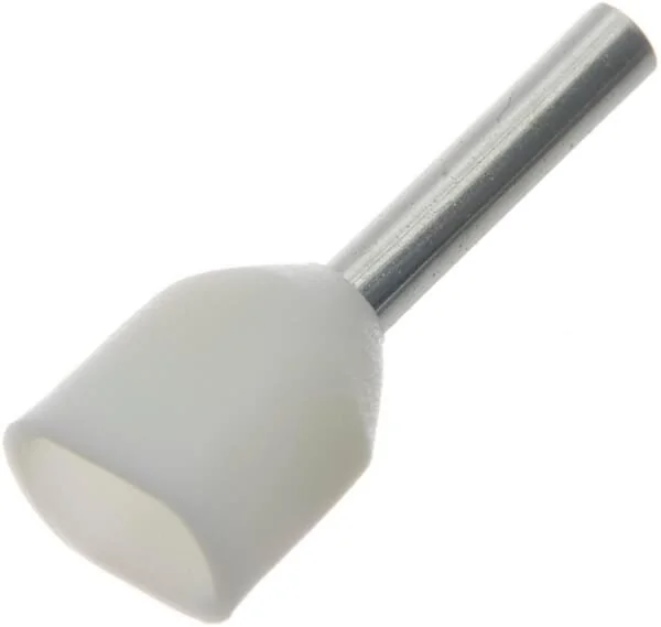 Kramp - LA9720CKR - Kabelendhülse Weiß, 0.5mm² (100x)