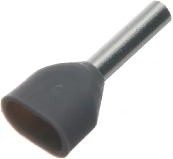 Kramp - LA9725CKR - Kabelendhülse Grau, 0.8mm² (100x)