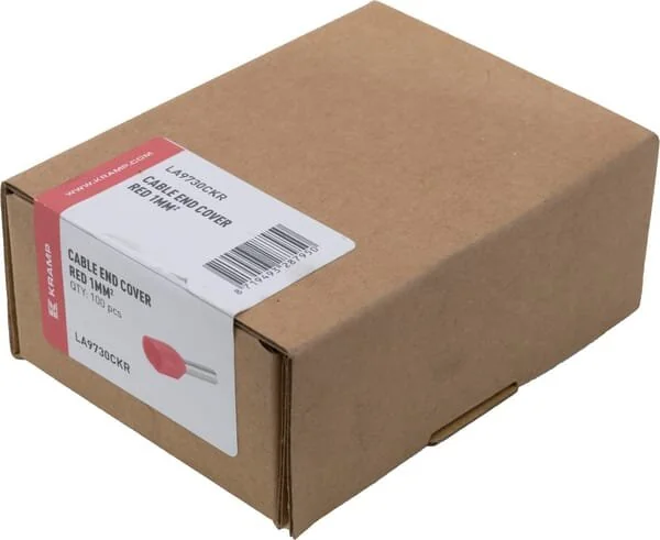Kramp - LA9730CKR - Kabelendhülse Rot, 1mm² (100x)