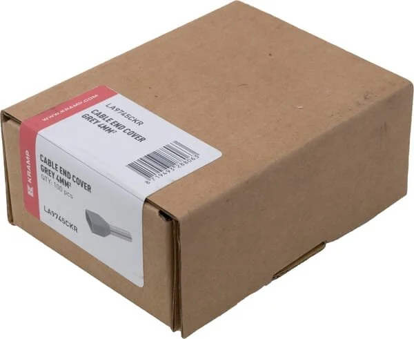 Kramp - LA9745CKR - Kabelendhülse Grau, 4mm² (100x)