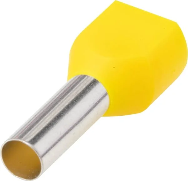 Kramp - LA9750CKR - Kabelendkappe gelb, 6mm² (50x)