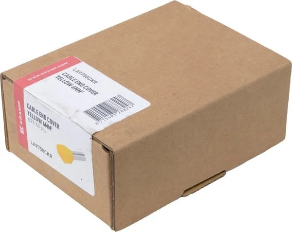 Kramp - LA9750CKR - Kabelendkappe gelb, 6mm² (50x)