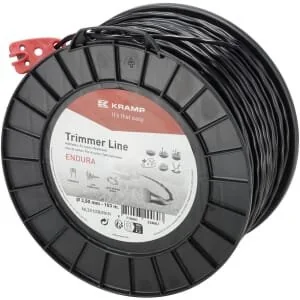 Kramp - NL35103ERKR - Trimmerfaden Durchmesser 3.5x103m, Ovaler Zwirn, Schwarz, Endura