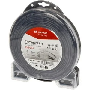 Kramp - NL3538ERKR - Trimmerfaden Durchmesser 3.5x35m, Ovaler Zwirn, Schwarz, Endura