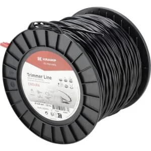 Kramp - NL40122ERKR - Trimmerfadendurchmesser 4.0x122m, Oval Twist, Black, Endura