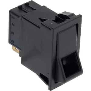 Kramp - SW10061KR - Wippschalter, II+I-0, Aus-Ein-Ein, 5-Pin, Funktionsbeleuchtung, Mit Glühlampe