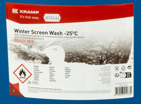 Kramp - SW301200KR - Winterscheibenwaschmittel -25° 200L