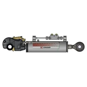 Kramp - TCVNNE408021223 - Hydraulischer Oberlenker Kat 2/3, mit Ventil, Haken X Verlängerte Stange Ende