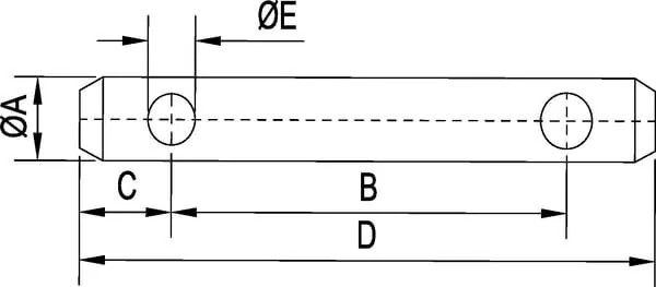 Kramp - Z319207KR - Oberlenkerbolzen 19x207mm