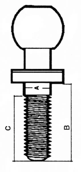 Kramp - Z991650KR - Kugelbolzen