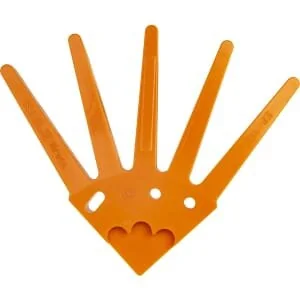 Kult - KFH212 - Fingerhackscheibe 1/4 Teil, MINi-MAXI 540mm Orange, Weich