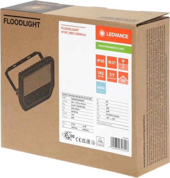 Ledvance - LVFL50865B65G4 - Flutlicht 41W 6500K