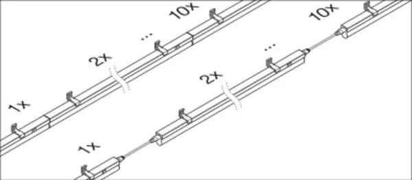 Ledvance - LVLI1200840G2 - lange Leuchte 1200 14W 840