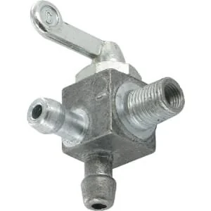 Lombardini - 7755062 - Benzinhahn (2x 8-mm Tülle)