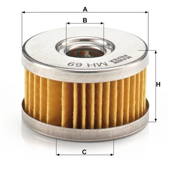 Mann Filter - MH69 - Ölfilter