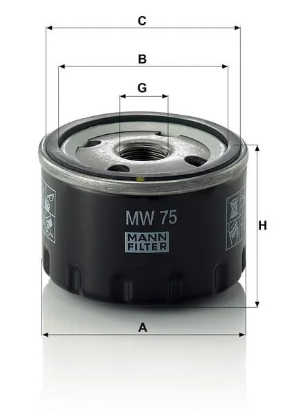 Mann Filter - MW75 - Ölfilter