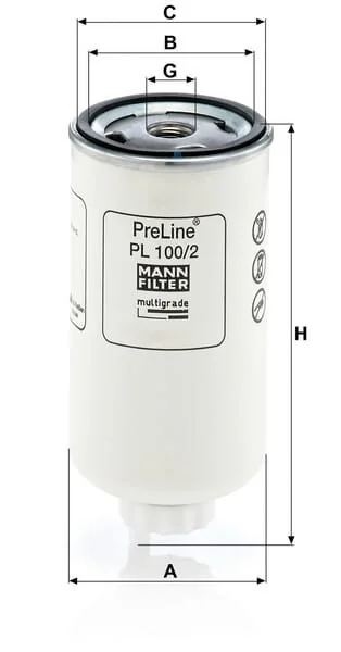 Mann Filter - PL1002 - Kraftstofffilter