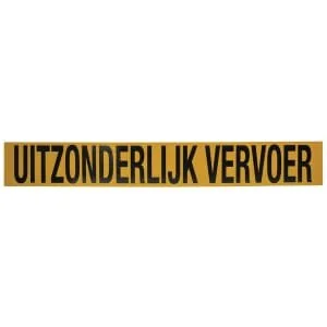 Mazon - WB90009NL - Schild "Ausnahmetransport"