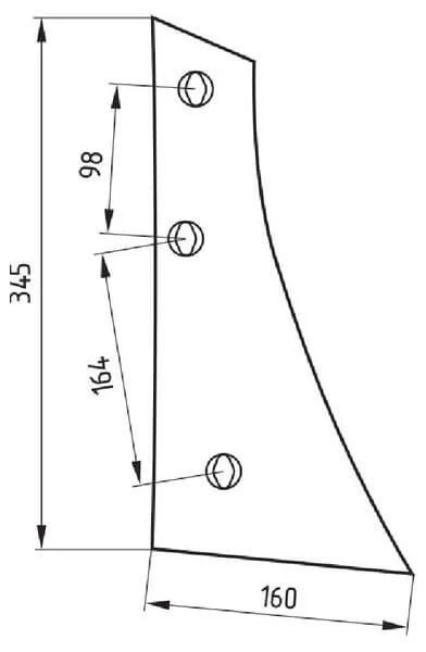 Molbro - 5073VRP342R - Brustplatte rechts