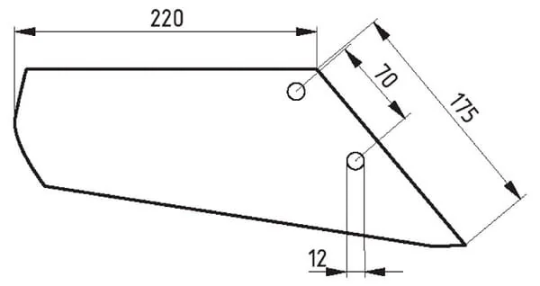 Molbro - 51403374416 - Flügelschar Rechts 10mm
