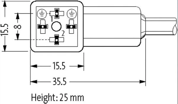 MURR ELEKTRONIK - 80021MSUDC - Ventil-Anschlusskabelsatz