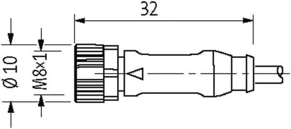 MURR ELEKTRONIK - 88001MSUD2101000 - Sensorkabel Verlängerung 3-P 10m