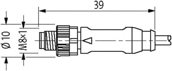 MURR ELEKTRONIK - 88011MSUD2111000 - Sensorkabel Verlängerung 4-P 10m