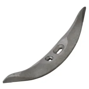 Non Original - 488658 - Grubberschar 406mm Wendbar, Gebogen, 2 Loch