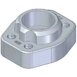 Oleo Tecnica - GFW324SM50M - Metrischer Anschweiß-Gegenflansch SA